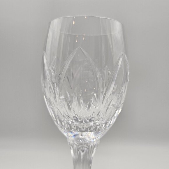 Marquis Waterford Crystal Wine Glass w Tulip Stem Slovenia 8 in - Picture 2 of 10